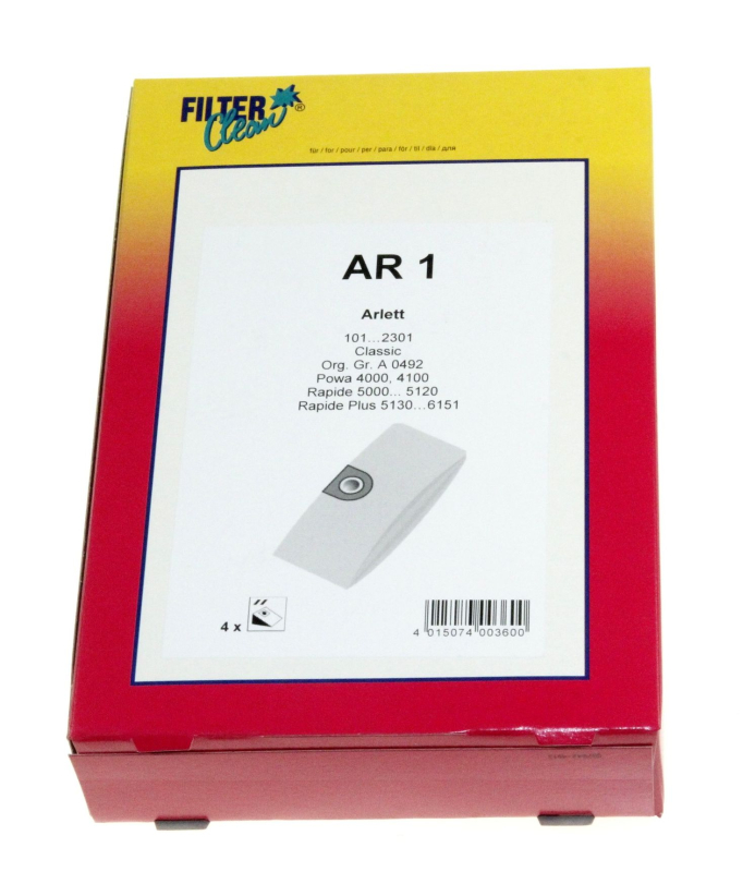 Vacuum cleaner bag for vacuum cleaner of Bauknecht - Filterclean 000142-K