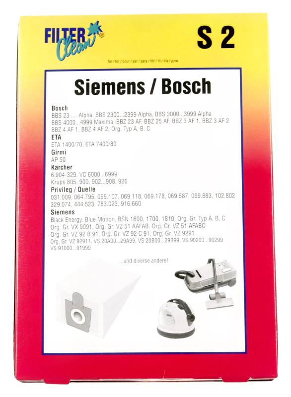 Vacuum cleaner bag for vacuum cleaner of Daewoo and more - Filterclean 000029-Z