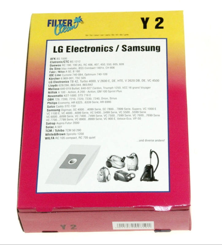 Vacuum cleaner bag for vacuum cleaner of Daewoo and more - Filterclean 000114-K
