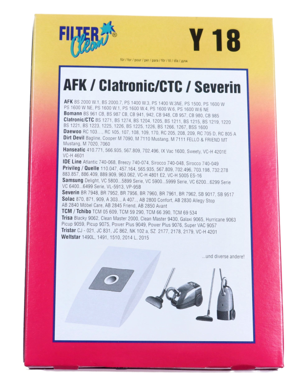 Vacuum cleaner bag for vacuum cleaner of Bauknecht and more - Filterclean 000193-K