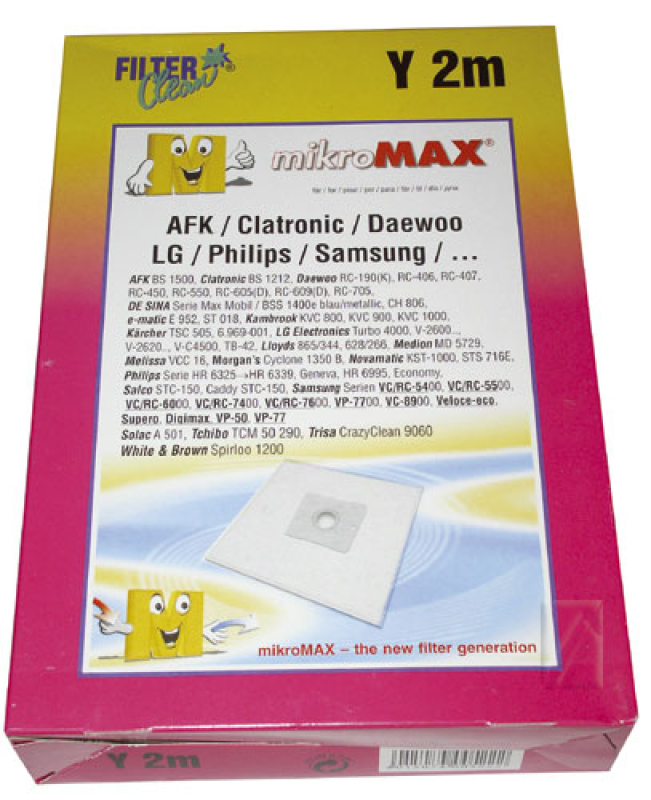 Vacuum cleaner bag for vacuum cleaner of Daewoo and more - Filterclean FL0035-K