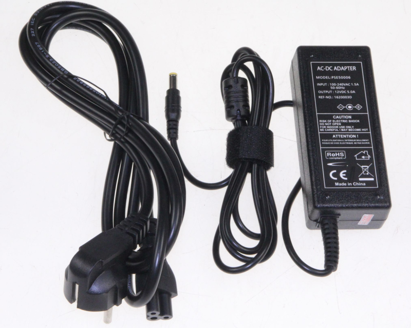 12 V mains adapter for television of Sharp - Classic PSE50006 EU