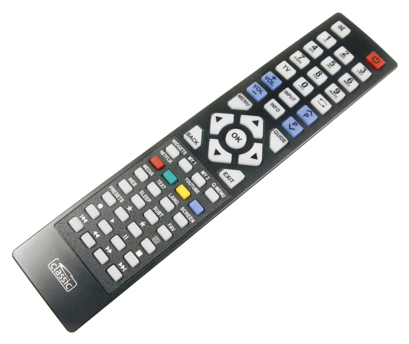Classic replacement remote control for television of Brandt and more - Classic IRC87201