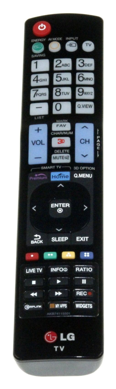 LG AKB74115501 remote control television
