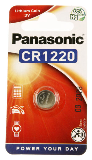 Panasonic CR-1220L/1BP button cell battery 3V