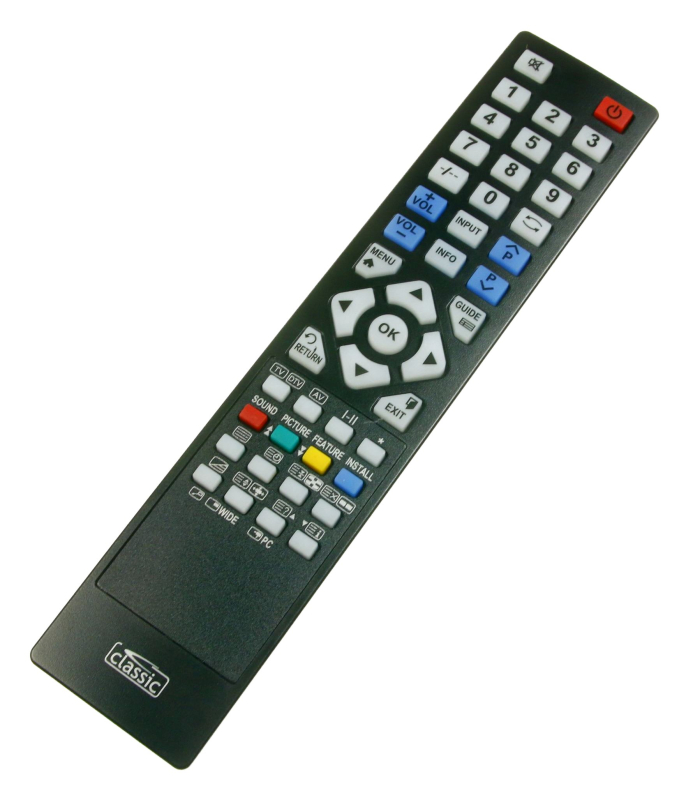 Classic replacement remote control for television of Brandt and more - Classic IRC87420