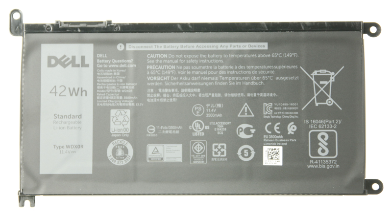 Dell Y3F7Y battery pack laptop