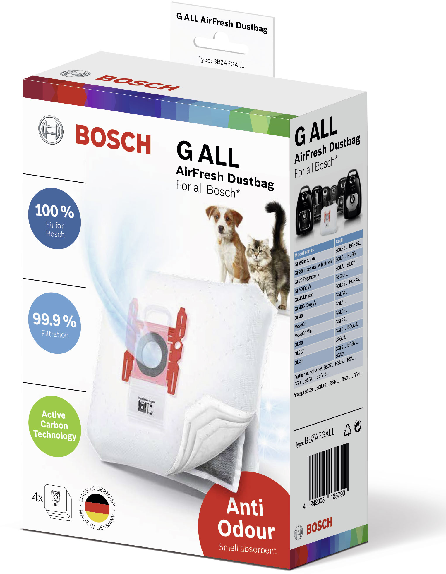 Bosch Siemens 17002915 vacuum cleaner bag