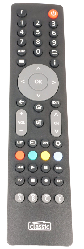 Classic on demand remote control for television of JVC and more - Classic IRC88126-OD