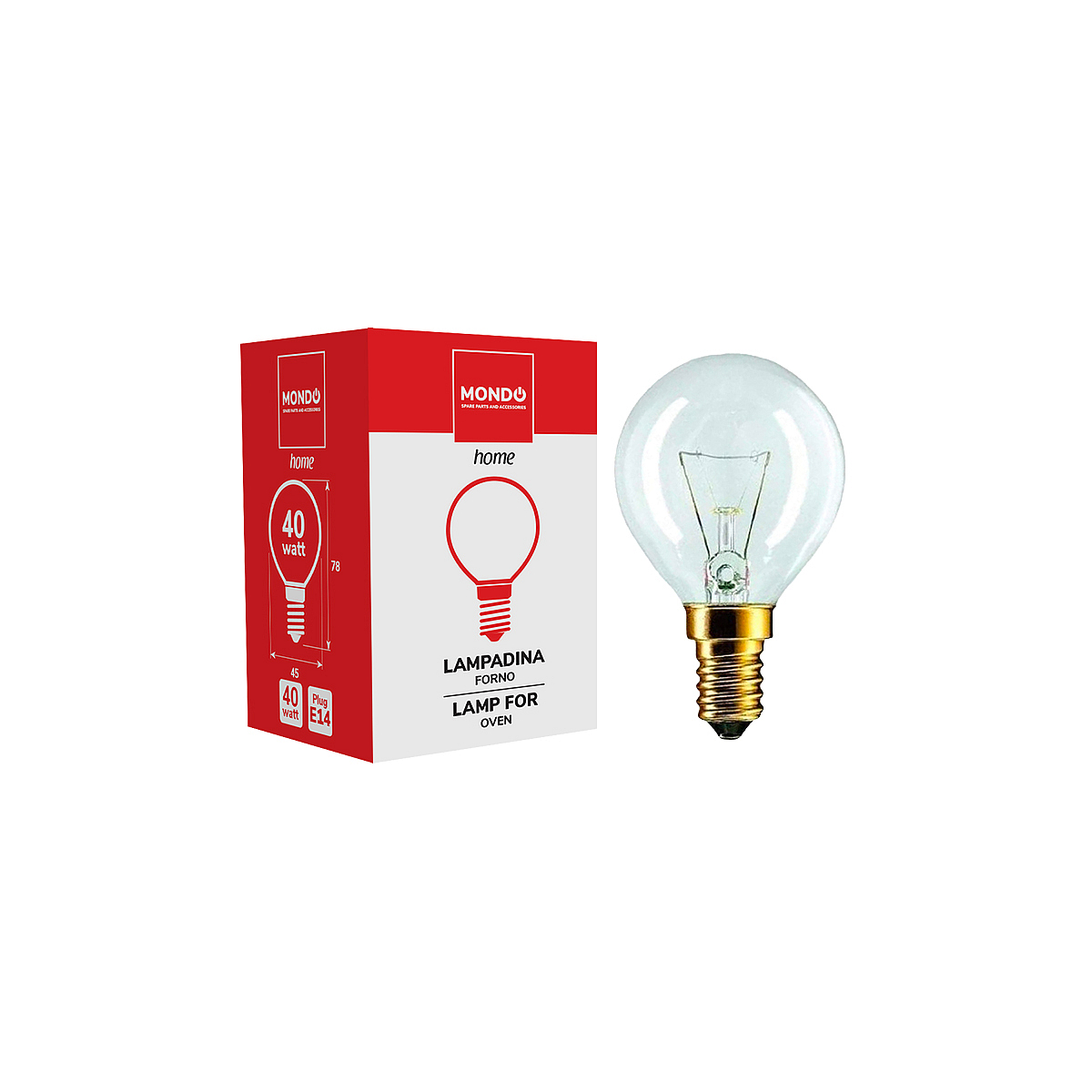 E14 oven bulb for cooker of Gorenje and more - Mondo