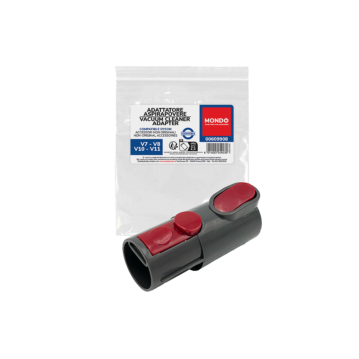Mondo adapter/hose vacuum cleaner