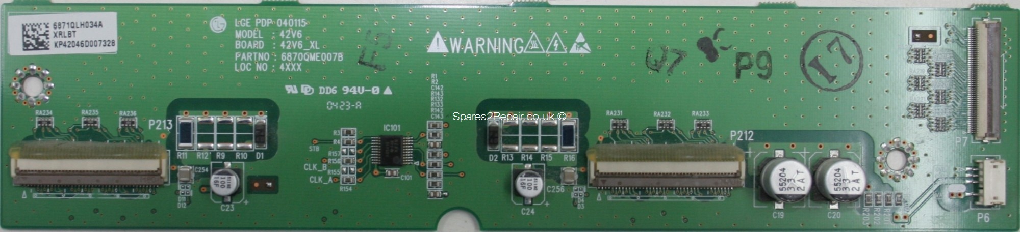 Hitachi 42PD4200 - Buffer - 6870QME007B - 42V6_XL - PDP 040115
