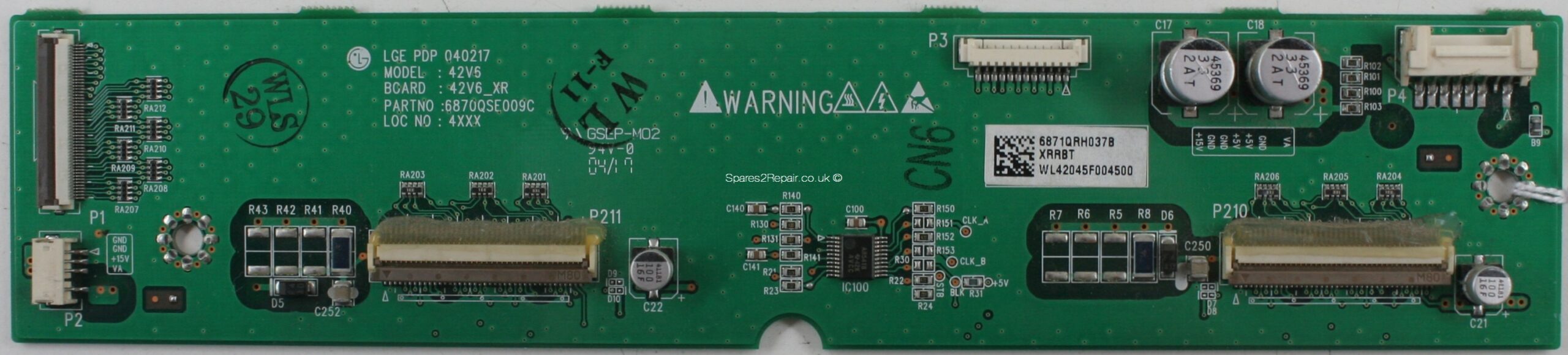 Grundig GUVP4200 - Buffer - 42V6 _XR - 6870QSE009C - PDP 040217