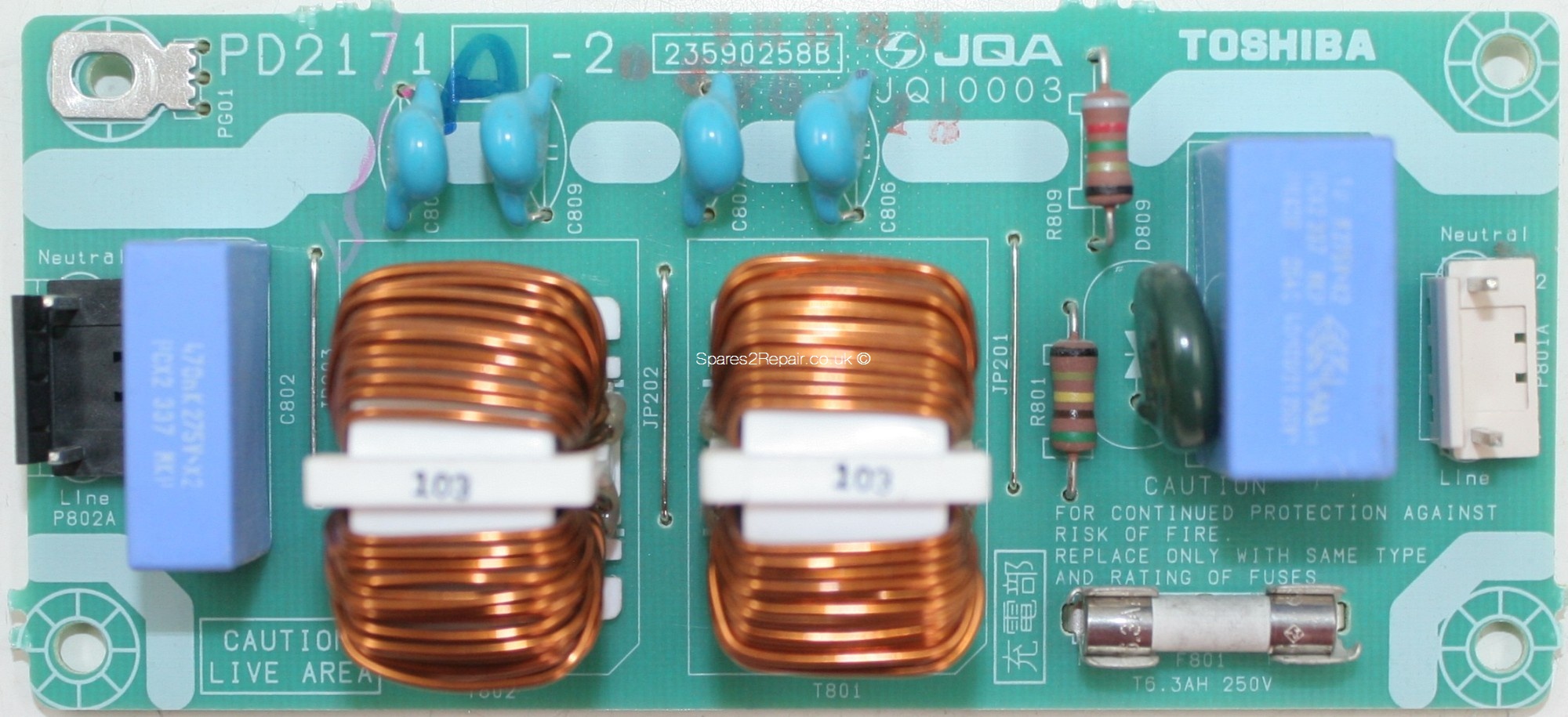 Toshiba PD2171 Sub PSU
