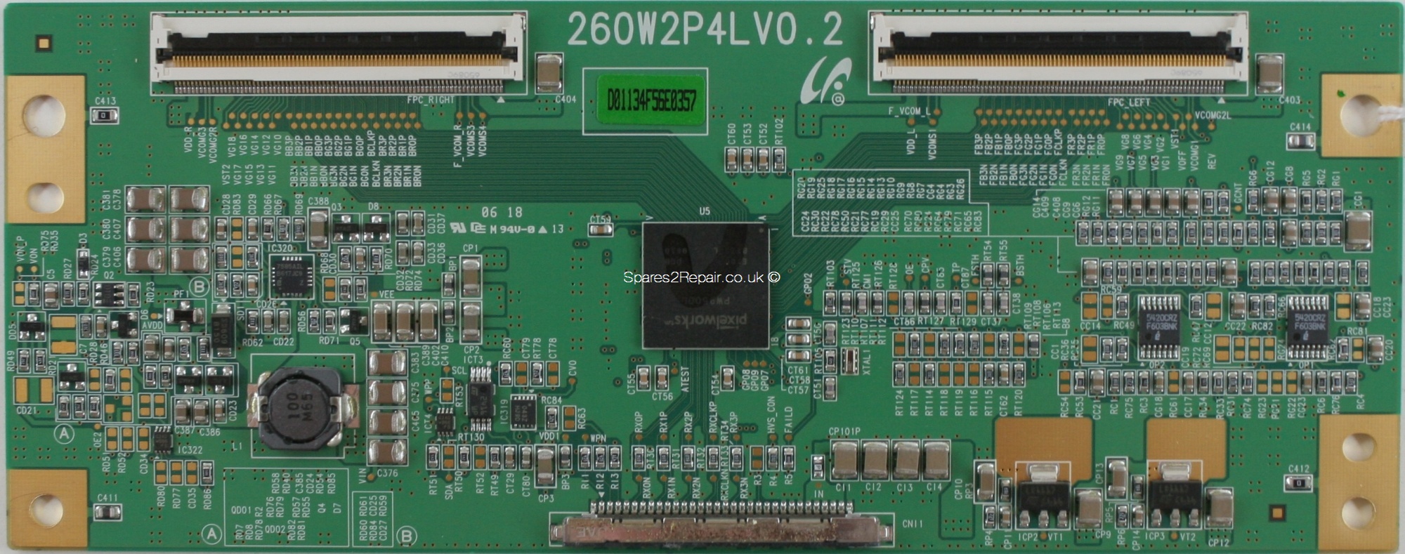 Panasonic 260W2P4LV0.2 LVDS