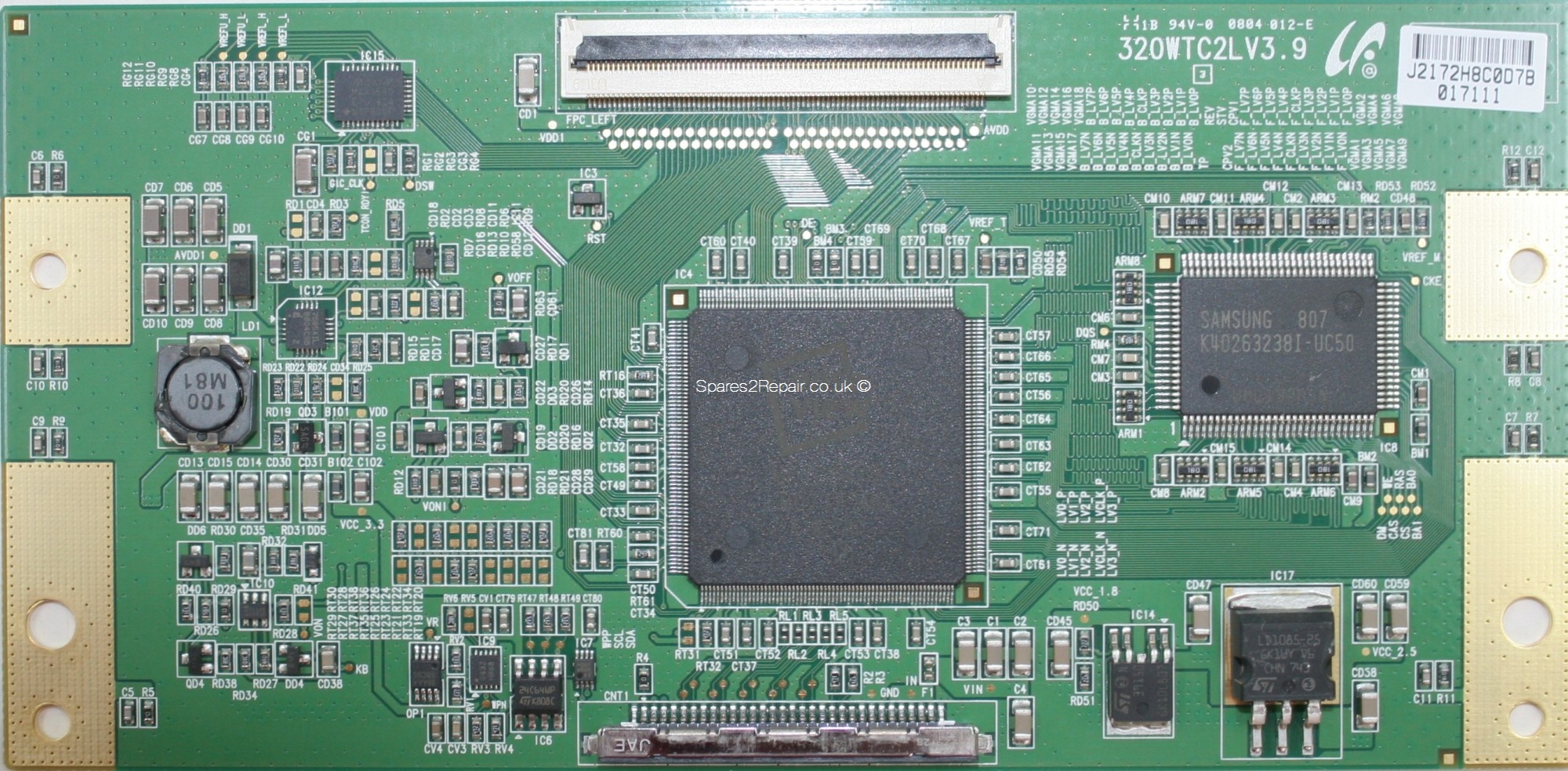 Sony 320WTC2LV3.9 LVDS