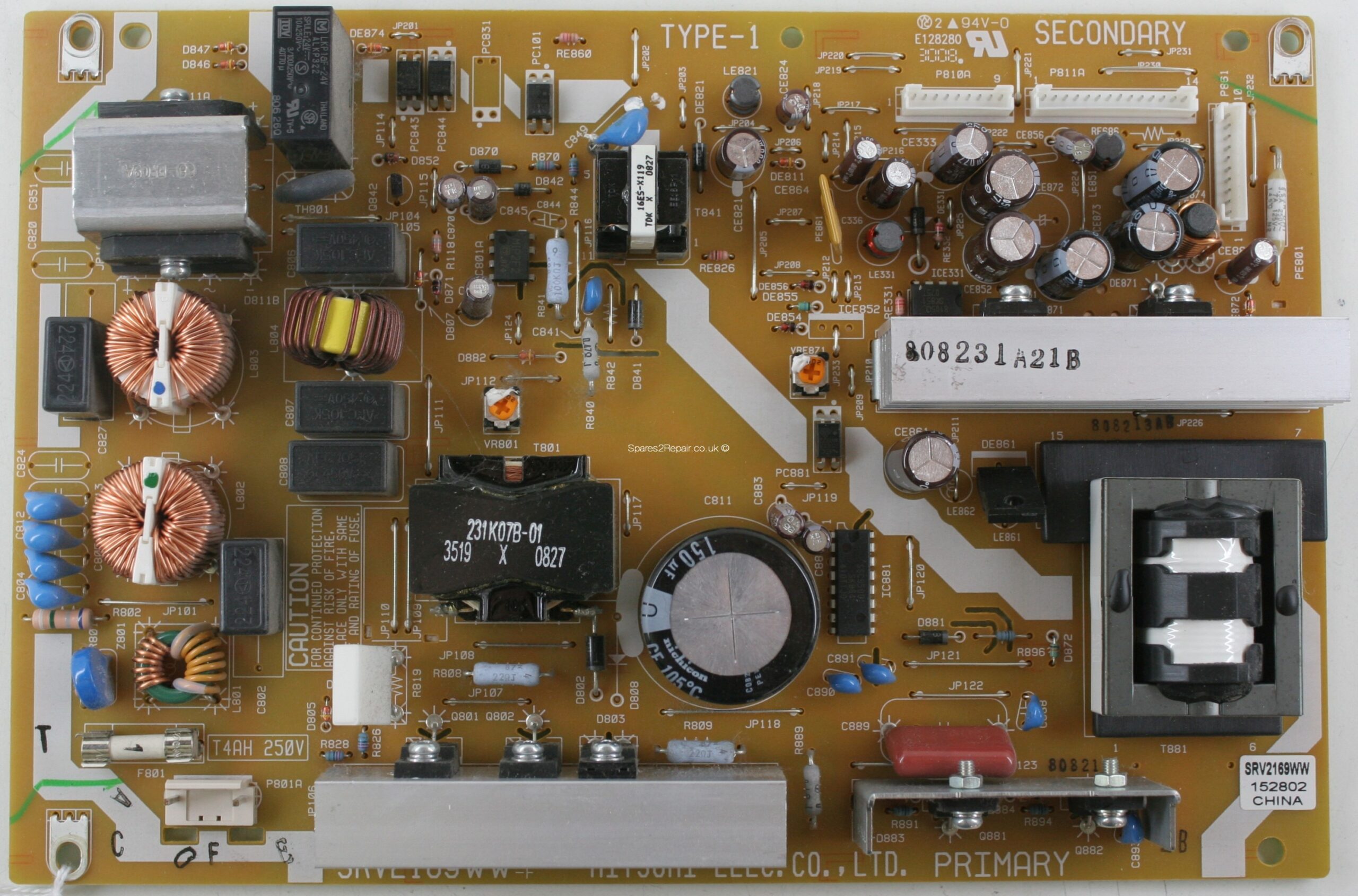 Toshiba SRV2169WW PSU