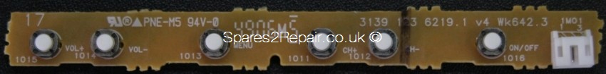 Philips 3139 123 6219.1 Buttons