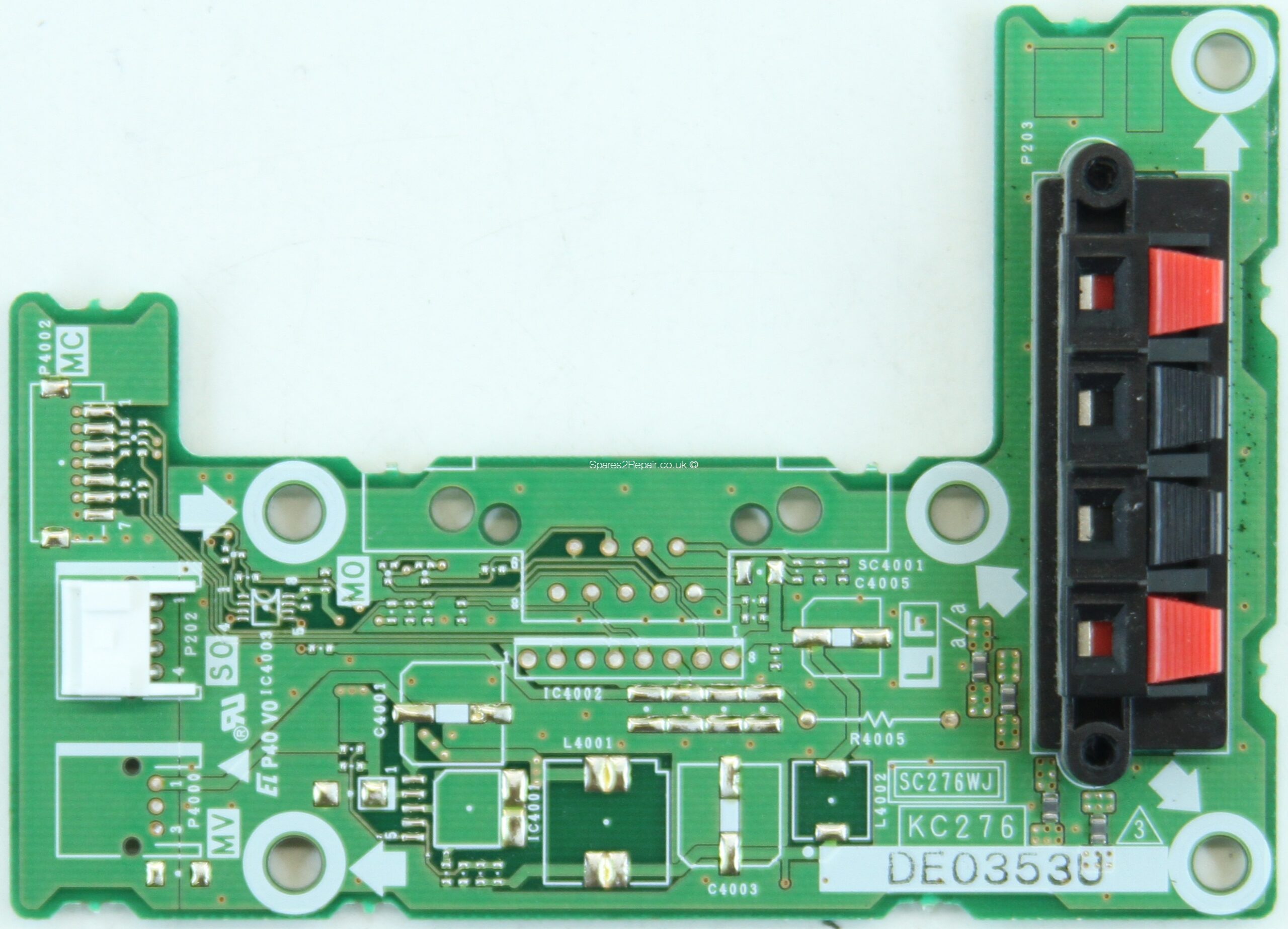 Sharp SC276WJ Audio Inputs