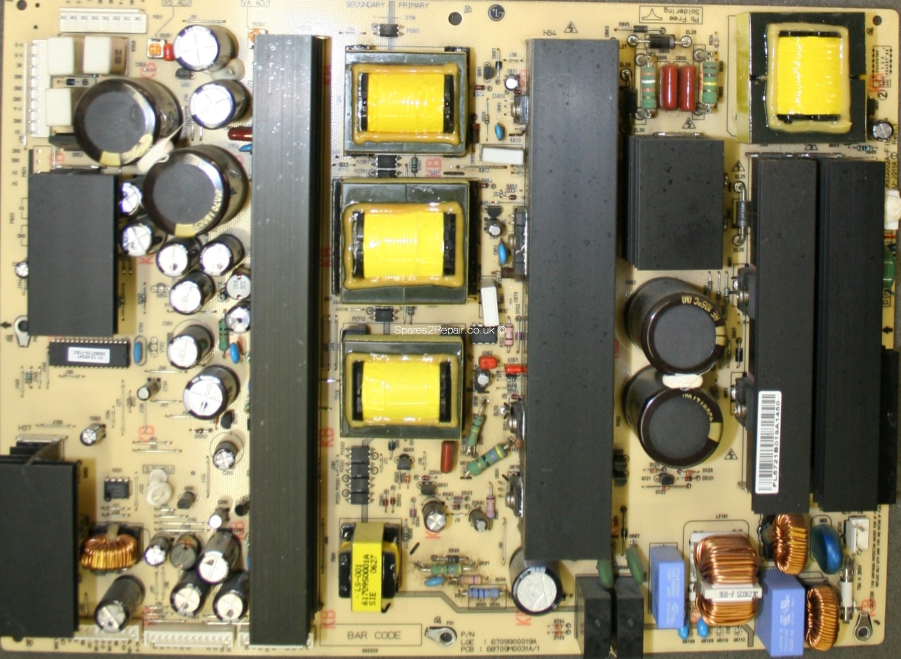 LG 42PC1DV-EC - PSU - 2300KEG002A-F Rev1.1 - YPSU-J011A - 670990