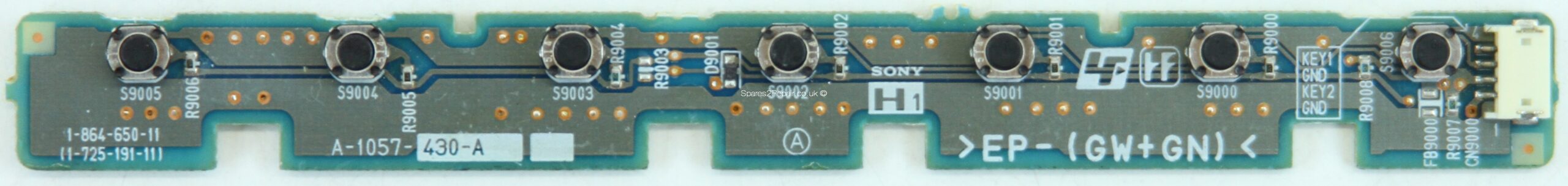 Sony 1-864-650-11 Buttons