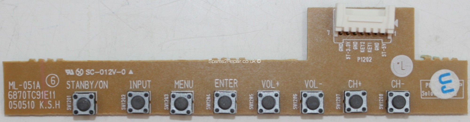 LG ML-051A Buttons