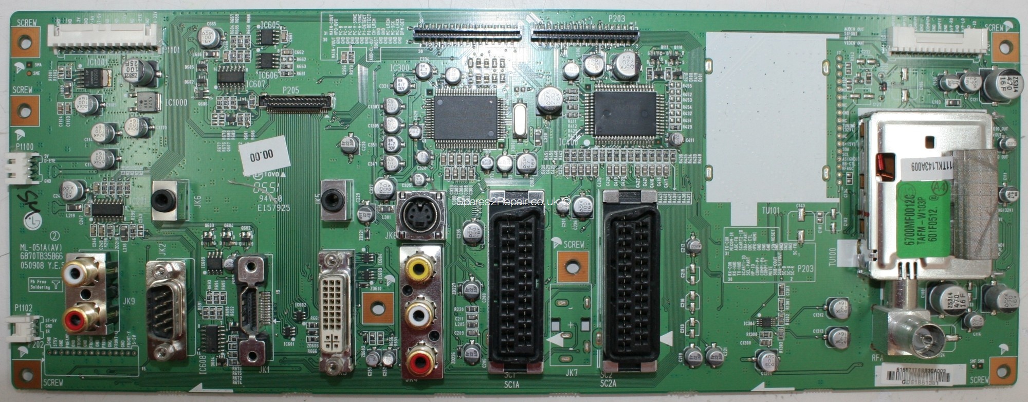 LG 6870TB35B66 Main AV