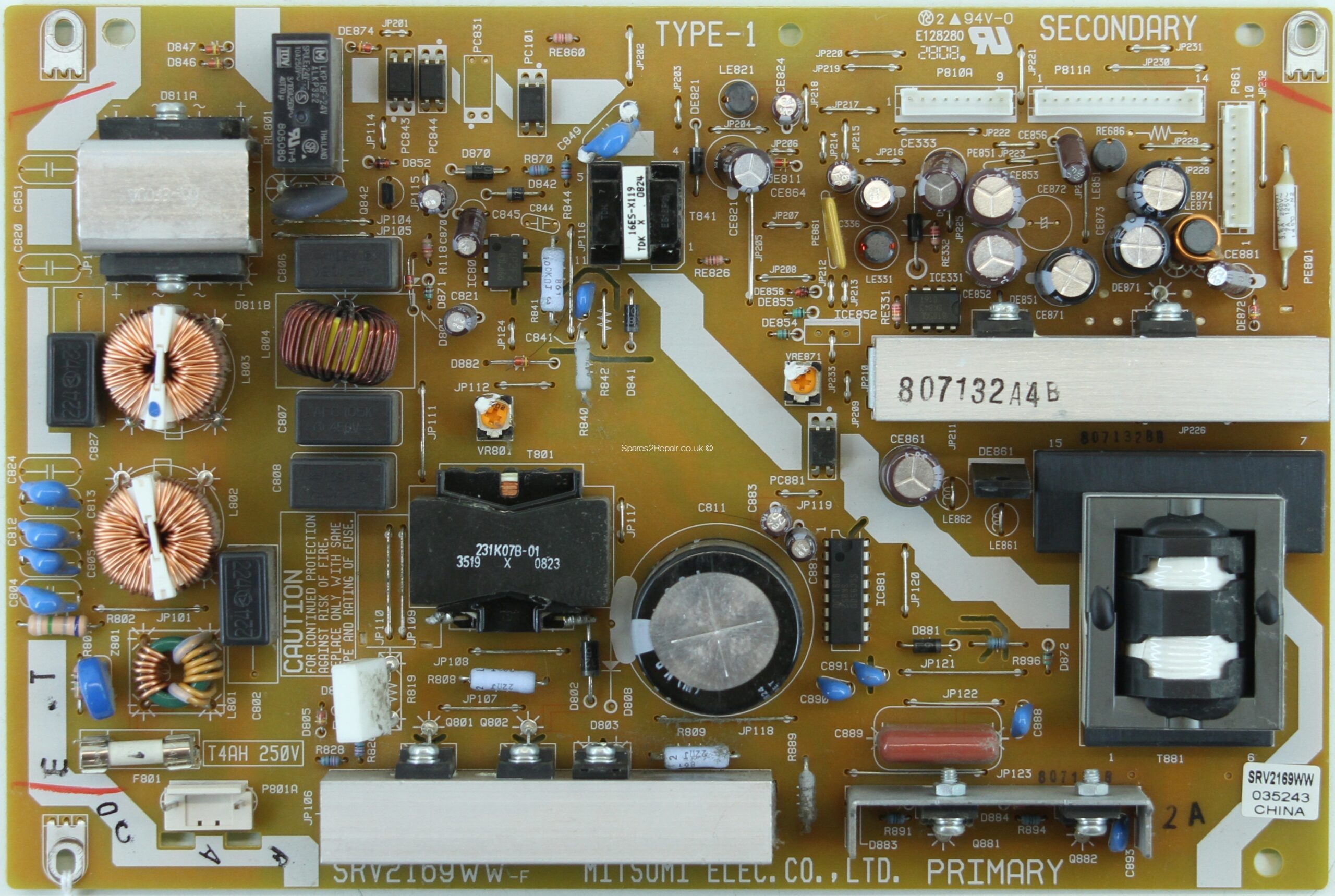 Toshiba SRV2169WW PSU