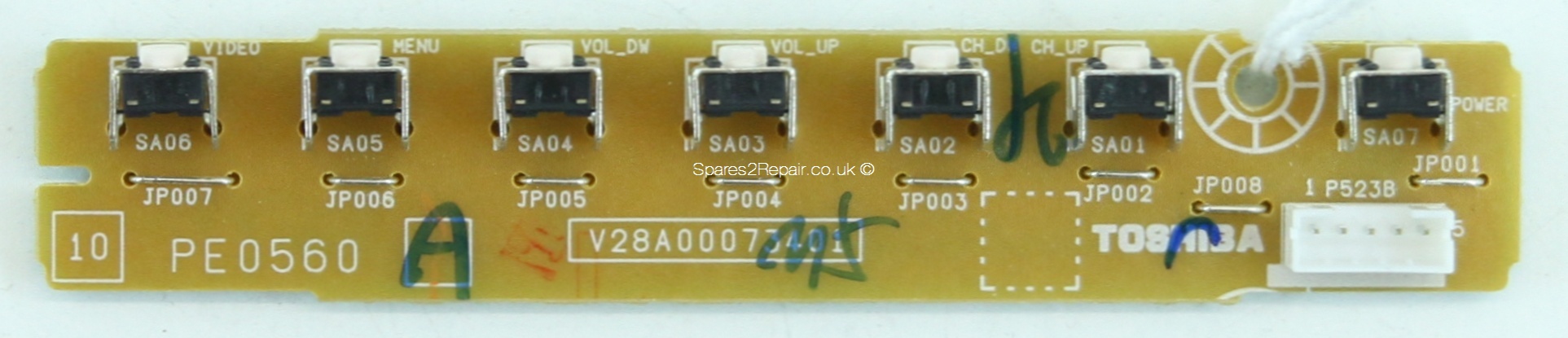 Toshiba PE0560 Buttons