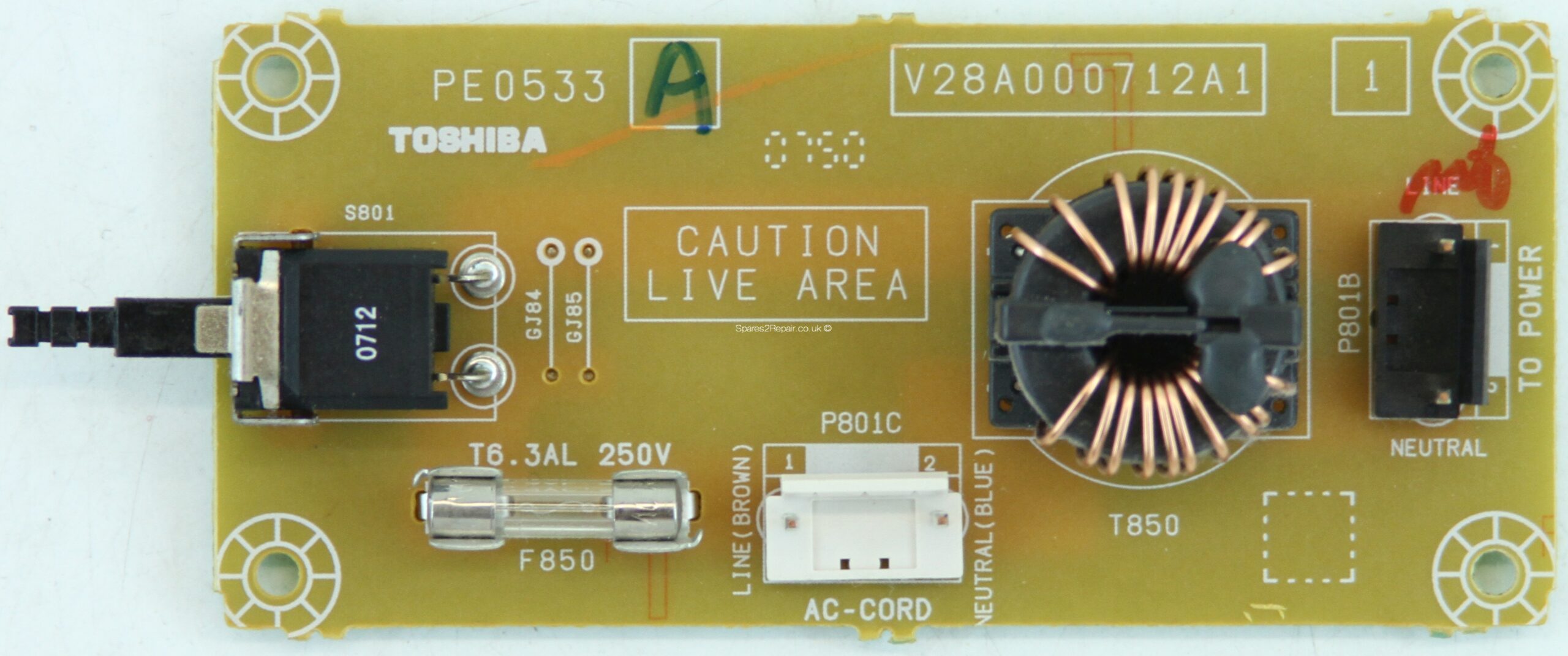 Toshiba PE0533 Power Button