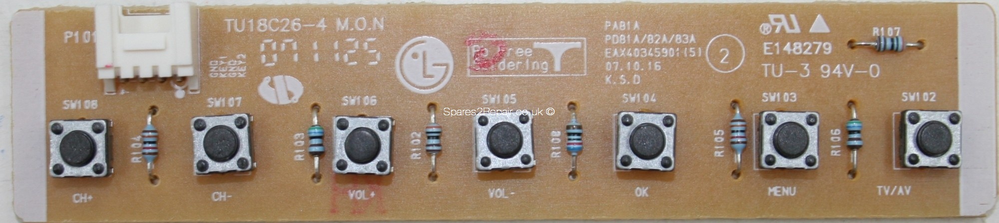 LG EAX40345902 Buttons