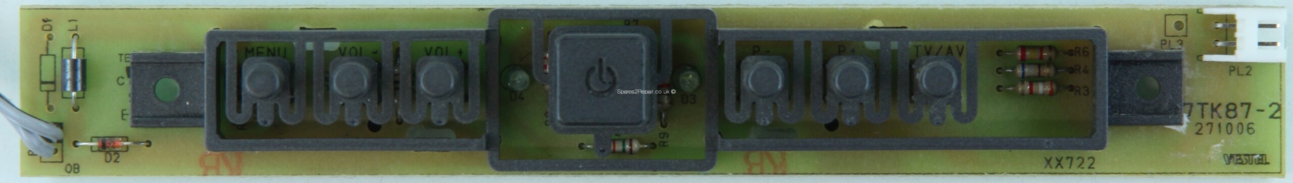 Techwood 17TK87-2 Buttons
